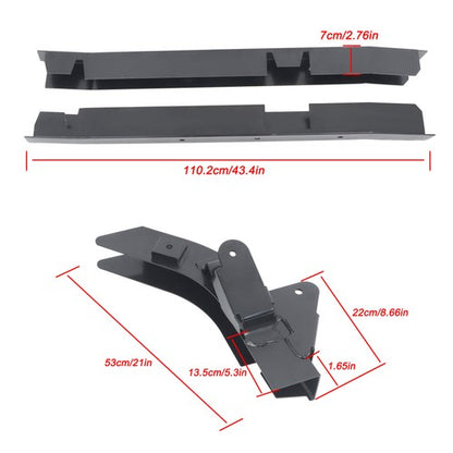 Solid Spare Rear Trail Control Arm Skid Plate Repair Frame For Jeep Wrangler TJ 1997-02 NEW