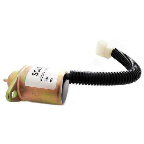 Solid Spare Fuel Shutoff Solenoid 17454-60010 for Kubota Grasshopper Mower Tractor B1700D