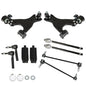 Solid Spare EV800572 Complete Front Suspension Kit Control Arms Ball Joints Tie Rod Ends