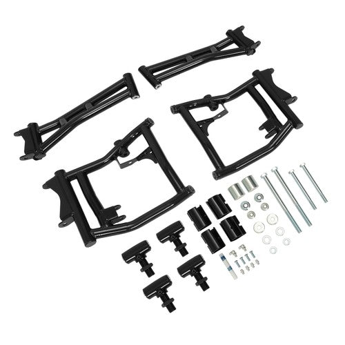 Solid Spare For 16+ Polaris General / 4 High Clearance 1.5" Offset Rear A-Arms Powder Coated