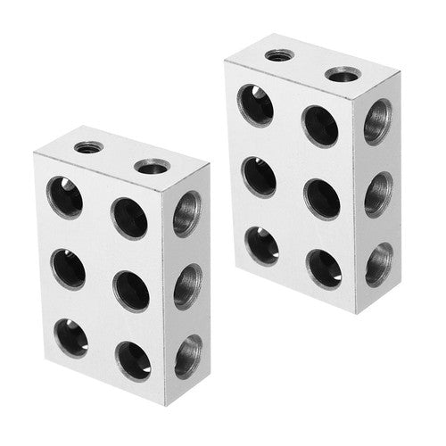 Solid Spare 1-2-3 123 Blocks With 11 Holes Precision 0.0002" Hardened Steel