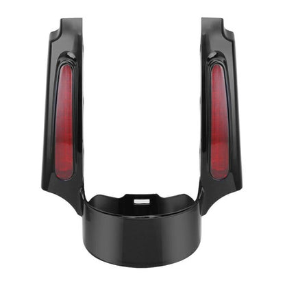 Solid Spare Rear Fender Fascia w/ Led Light Fit For Touring Road Glide King 2009-2013 New