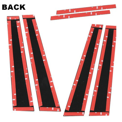 Solid Spare Fit For 11-21 Dodge Charger Door Cover Panel Trim Black Pillar Posts