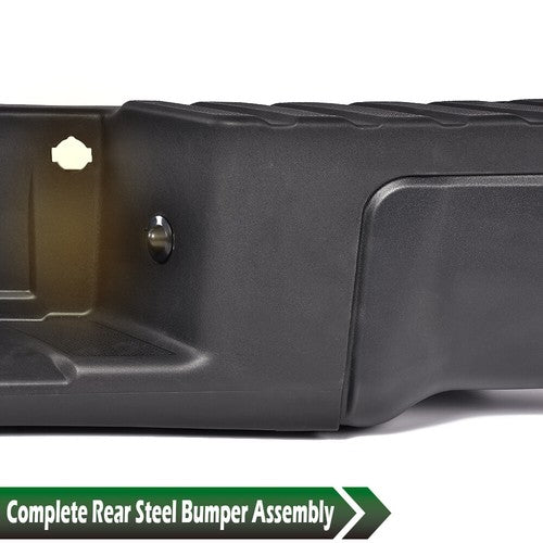 Solid Spare Black Fit For 2009-2014 Ford F-150 Pickup Rear Step Bumper Assembly FO1103160