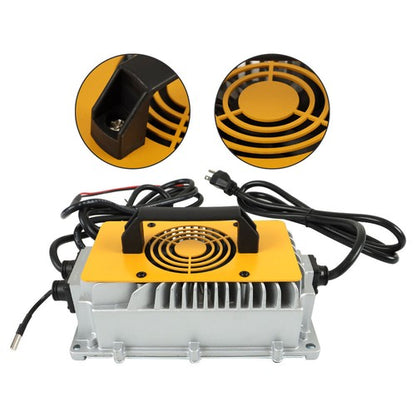 Solid Spare Battery Charger 48V 15A O-Type Terminal IP67 For EZGO Club Car Yamaha Golf Cart