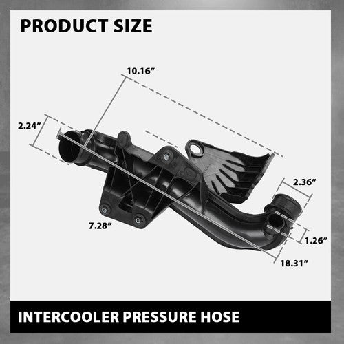 Solid Spare Turbocharger Intercooler Pressure Pipe Fit For Audi A4 A5 Quattro Q5 8K0145673AJ