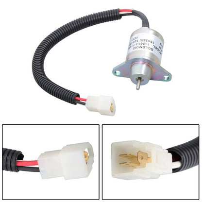 Solid Spare FUEL SHUTDOWN SHUT OFF SOLENOID 119653-77950 For YANMAR For KUBOTA TRACTOR