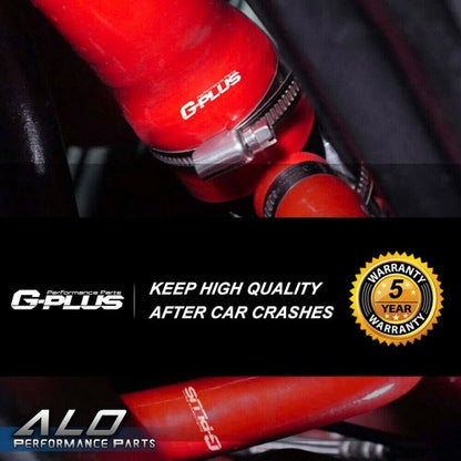 Solid Spare Fit For 2001-2005 Honda Civic D17 1.7L Silicone Radiator Hose+Clamps Kit Red