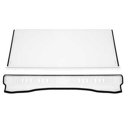 Solid Spare 3-IN-1 Flip Front Clear Windshield Windscreen Vented For Kawasaki Mule Pro FXT