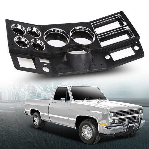 Solid Spare Fit For Chevrolet GMC Truck 1981-1983 Dash Bezel W/ A/C W/ Lower Column Cover