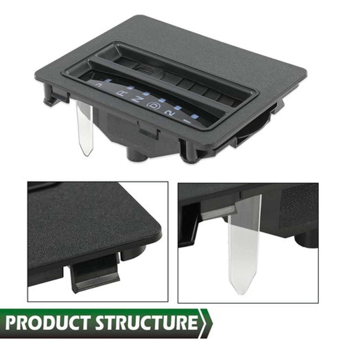 Solid Spare Fit For 1997-2006 Jeep Wrangler TJ Automatic Floor Shift Indicator Bezel Trim