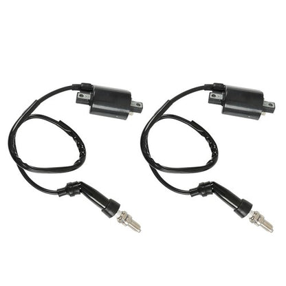 Solid Spare For Suzuki Intruder VS1400 1987-2009 2 x Ignition Coil & Spark Plug