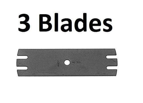 Solid Spare (3) Oregon 40-316 Edger Blade for 781-0080-0637 MTD 9" L 5/8" Center Hole
