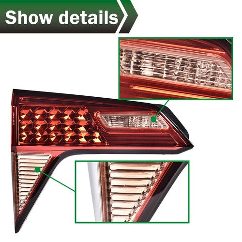 Solid Spare Fit For 16-17 Honda HR-V Rear Left Driver Side Inner Tail Light Brake Lamp