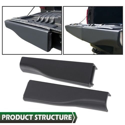 Solid Spare Fit For 08-16 Ford Super Duty F250 F350 Flex Step Tailgate Trim Cap Molding 3pcs