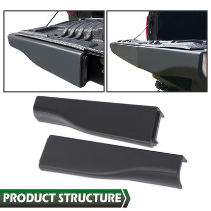 Solid Spare Fit For 08-16 Ford Super Duty F250 F350 Flex Step Tailgate Trim Cap Molding 3pcs