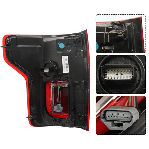 Solid Spare For Ford F150 15-2017 LED Quality Right Side Tail Light Brake Lamp w/Blind Spot