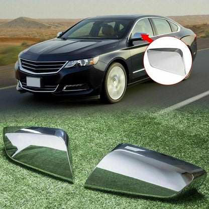Solid Spare For 2014-2020 Chevy Impala Clip-On Triple Mirror Covers Trims Replacement Chrome