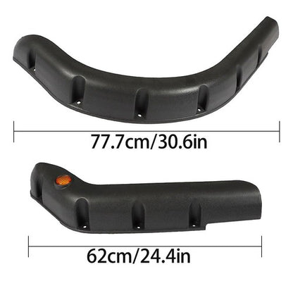 Solid Spare For Club Car DS Fender Flares W/ Self Taping Screws Front Rear 1993+ Golf Carts
