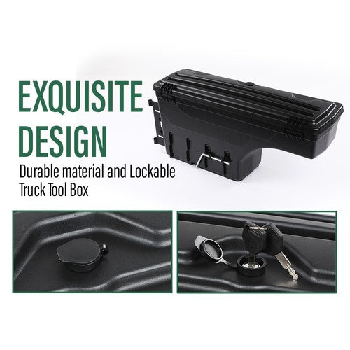 Solid Spare Fit For 2019-2021 Dodge Ram 1500 Right Passenger Side Truck Bed Storage Tool Box