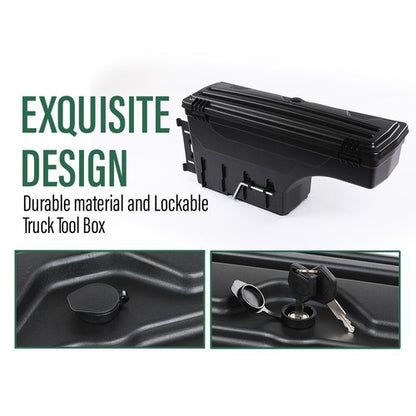 Solid Spare Fit For 2019-2021 Dodge Ram 1500 Right Passenger Side Truck Bed Storage Tool Box
