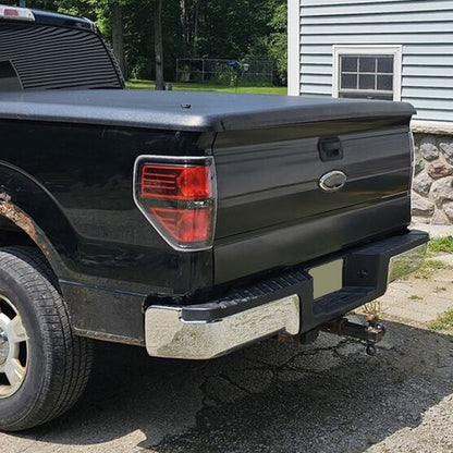 Solid Spare Rear Tailgate For Ford F150 F-150 Pickup 2009-2014 Black Electrophoresis Steel
