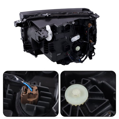 Solid Spare Clear Headlight Assembly For Toyota Land Cruiser 2024 2025 Right/Passenger Side