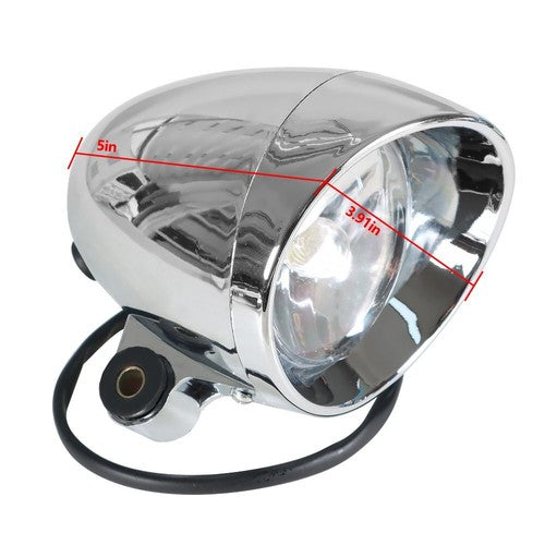 Solid Spare For Motorcycle Chrome Passing Driving Spot Fog Lamp Turn Signal Light