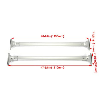 Solid Spare 2PCS for Infiniti QX56 QX80 2011-2024 Roof Rack Rail Cross bar luggage carrier