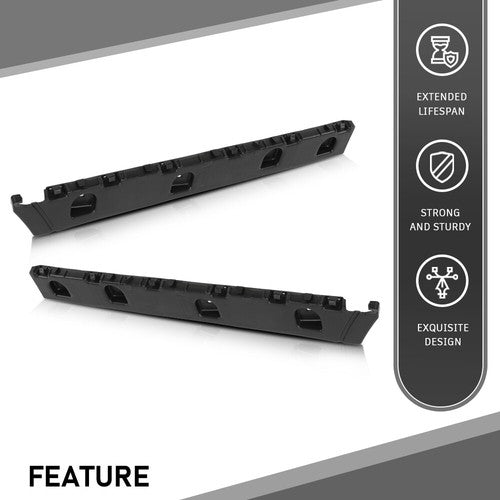 Solid Spare Fit For 2016-2021 Chevrolet Malibu Rear Bumper-Guide Bracket Left+Right Side
