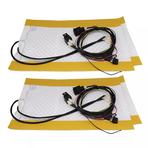 Car Switch 12V Universal For Trucks Carbon Fiber Heated Seat Heater Pad Kit