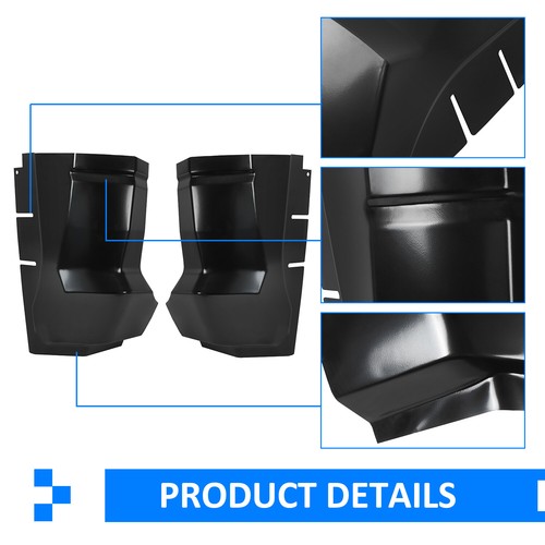 Solid Spare Fits 09-18 Dodge Ram 1500 2500 Quad Cab & Club Cab 4DR Extended Cab Corners Pair