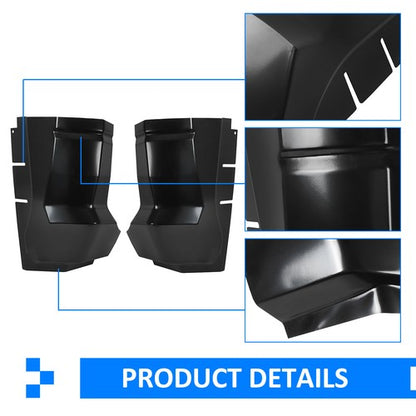 Solid Spare Fits 09-18 Dodge Ram 1500 2500 Quad Cab & Club Cab 4DR Extended Cab Corners Pair