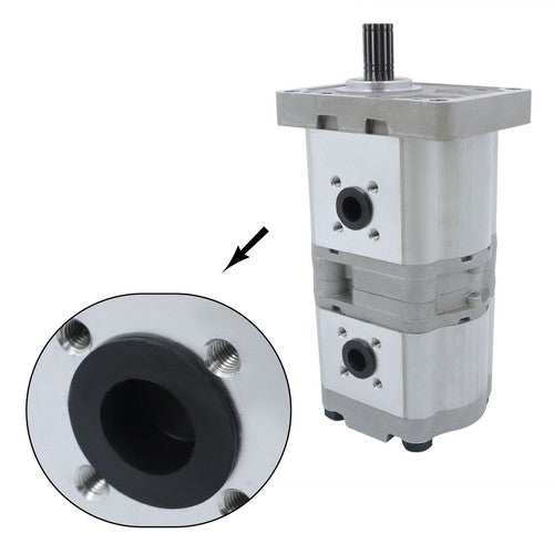 Solid Spare Hydraulic Pump 3A031-82200 For Kubota Tractor M5400 M5400DT Tractor 3A03182200