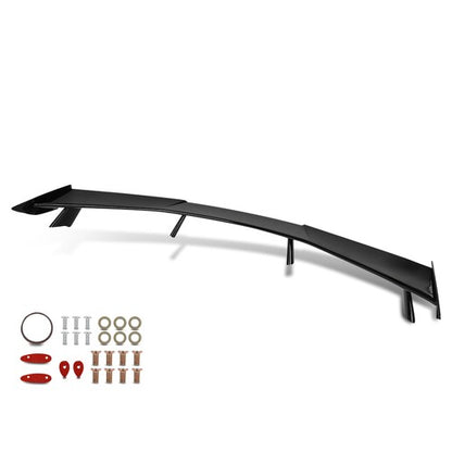 Solid Spare Rear Trunk Spoiler Lid High Wing Kit Fit For 2020-2024 Corvette C8 Matte Black