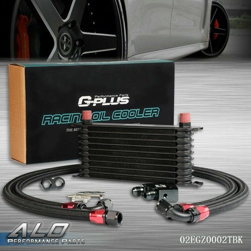 Solid Spare New Fit For LS1 LS2 LS3 Engine 10 Row 10AN Oil Cooler Filter Sandwich Plate Kit