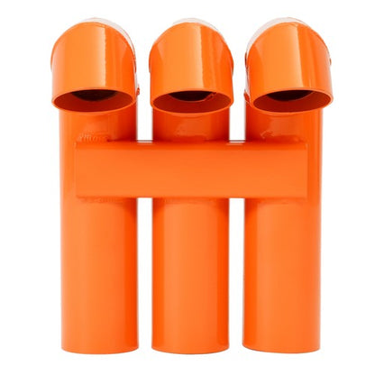Solid Spare For 2016-2024 Polaris Sportsman Highlifter 3" Aluminum Orange Snorkel Riser Kit