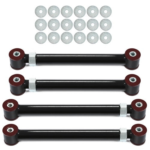 Solid Spare For Dodge Ram 94-09 4X4 Upgraded Adjustable Front Upper Lower Control Arms 0-6"