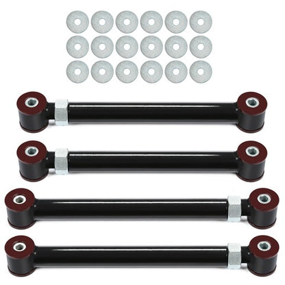 Solid Spare For Dodge Ram 94-09 4X4 Upgraded Adjustable Front Upper Lower Control Arms 0-6"