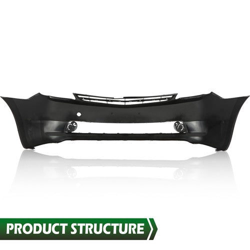 Solid Spare Fit For 2004-2009 Toyota Prius Hatchback Front Bumper Cover Fascia Assembly