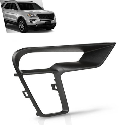 Solid Spare Front Bumper Fog Light Bezel Lamp Trim Right Side Fit For 18-19 Ford Explorer