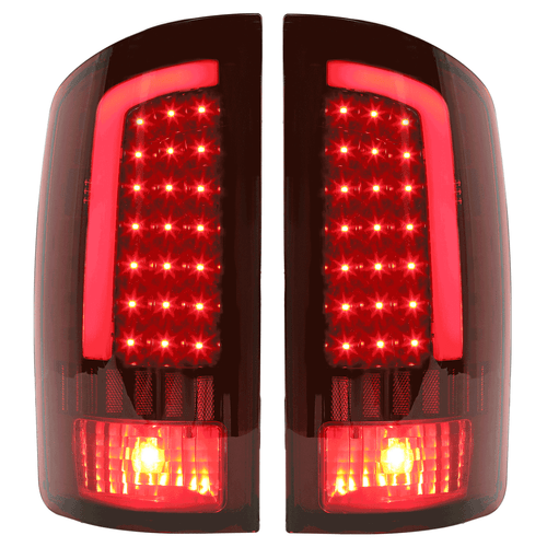 Solid Spare For 2002-2006 Dodge Ram 1500 2500 3500 LED Tail Lights Brake Lamps Left+Right