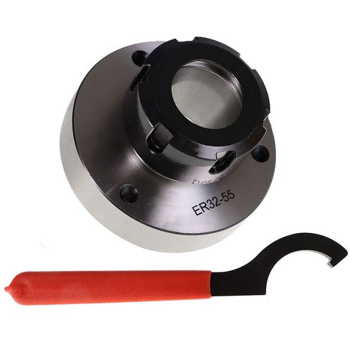 Solid Spare Collet Chuck ER-32 80mm Diameter Bearing Steel Compact For Milling Lathe