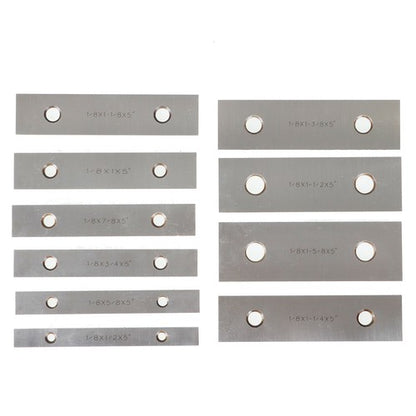 Solid Spare 10 Pair 0.0003 Tolerance New1/8 × 5" Precision Parallel Set