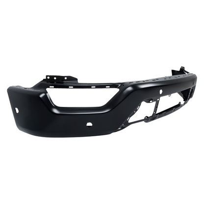 Solid Spare For Ford F150 2021 2022 2023 Front Chrome Steel Bumper and Plastic Grille Trim