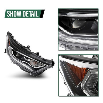 Solid Spare LED Headlight Assembly For 2019 2020 2021 2022 Toyota RAV4 Hybrid XSE Left+Right