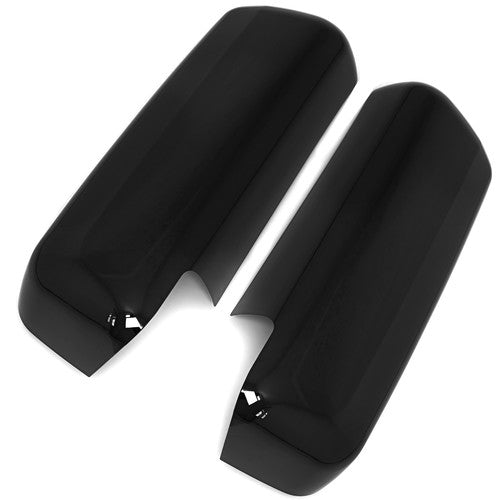 Solid Spare For Peterbilt 579 Black Driver & Passenger Side Replacement Door Mirror Covers