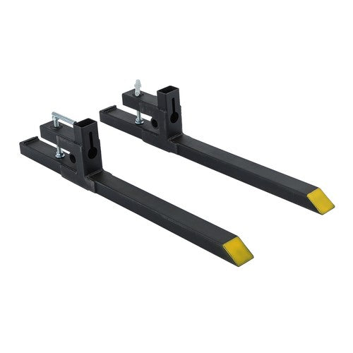 Solid Spare 43" 2000lbs Pallet Forks Clamp Tractor Forks Heavy Duty Bucket Fork