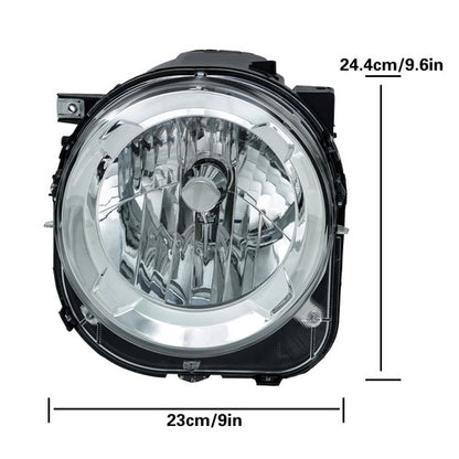 Solid Spare For Jeep Renegade 2015-2017 18 Halogen Headlight Driver Left Side Clear Headlamp