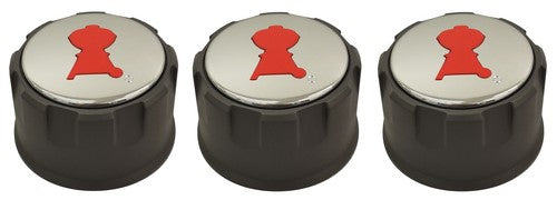 Solid Spare (3) Weber Spirit E-310 Control Knob Set 3 Knobs